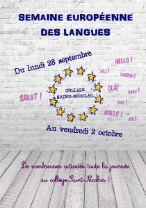 Semaine européenne des langues